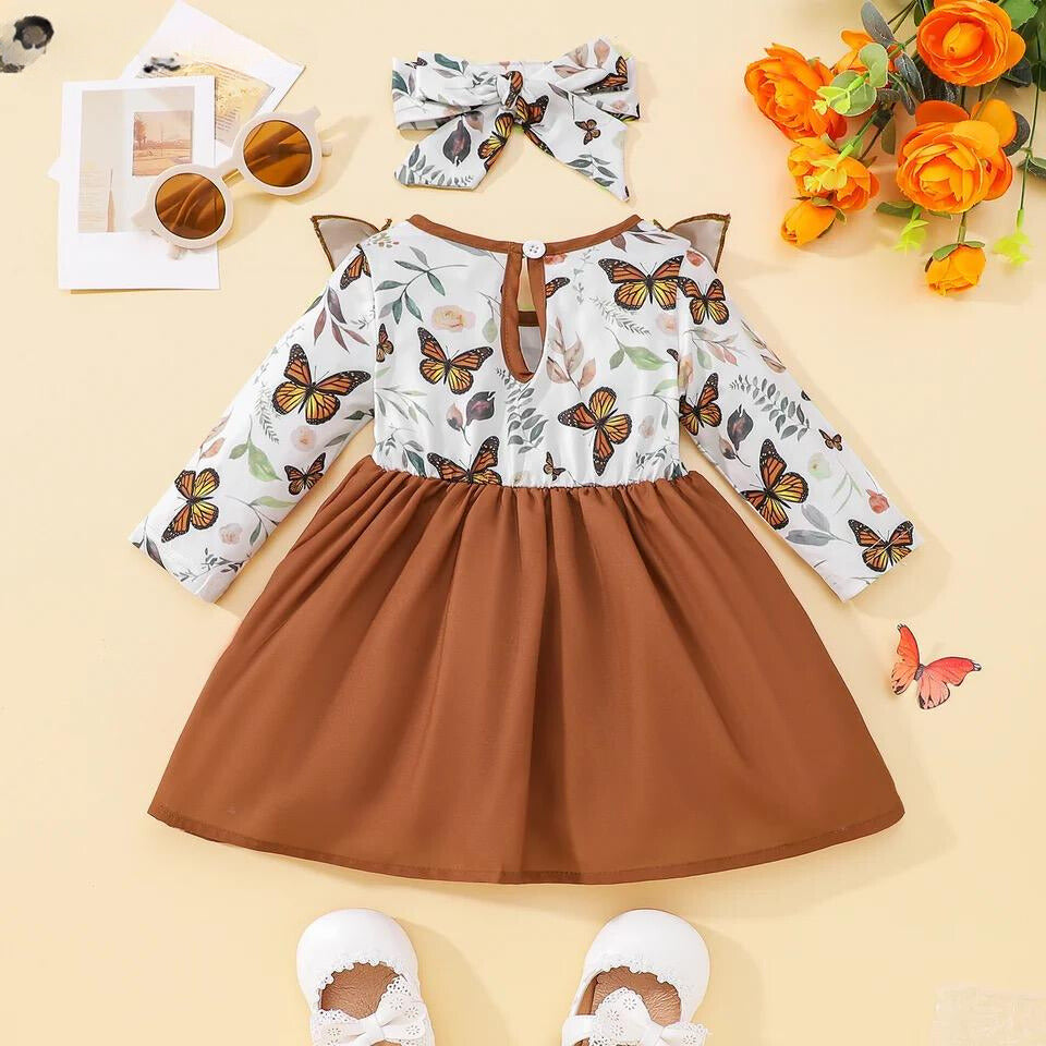 Baby Girl Butterfly Dress