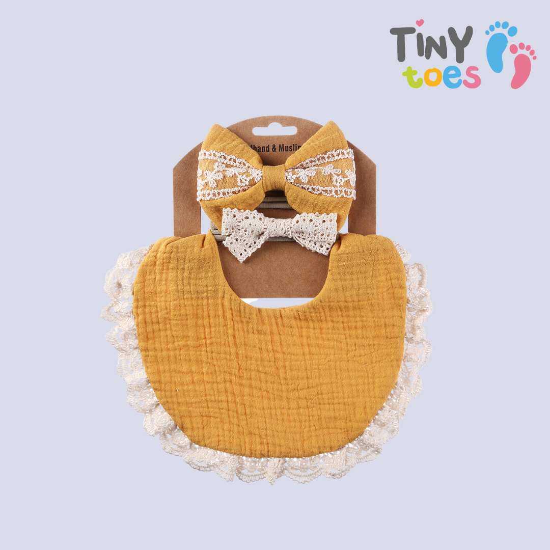 Luxury Baby Bibs with bows