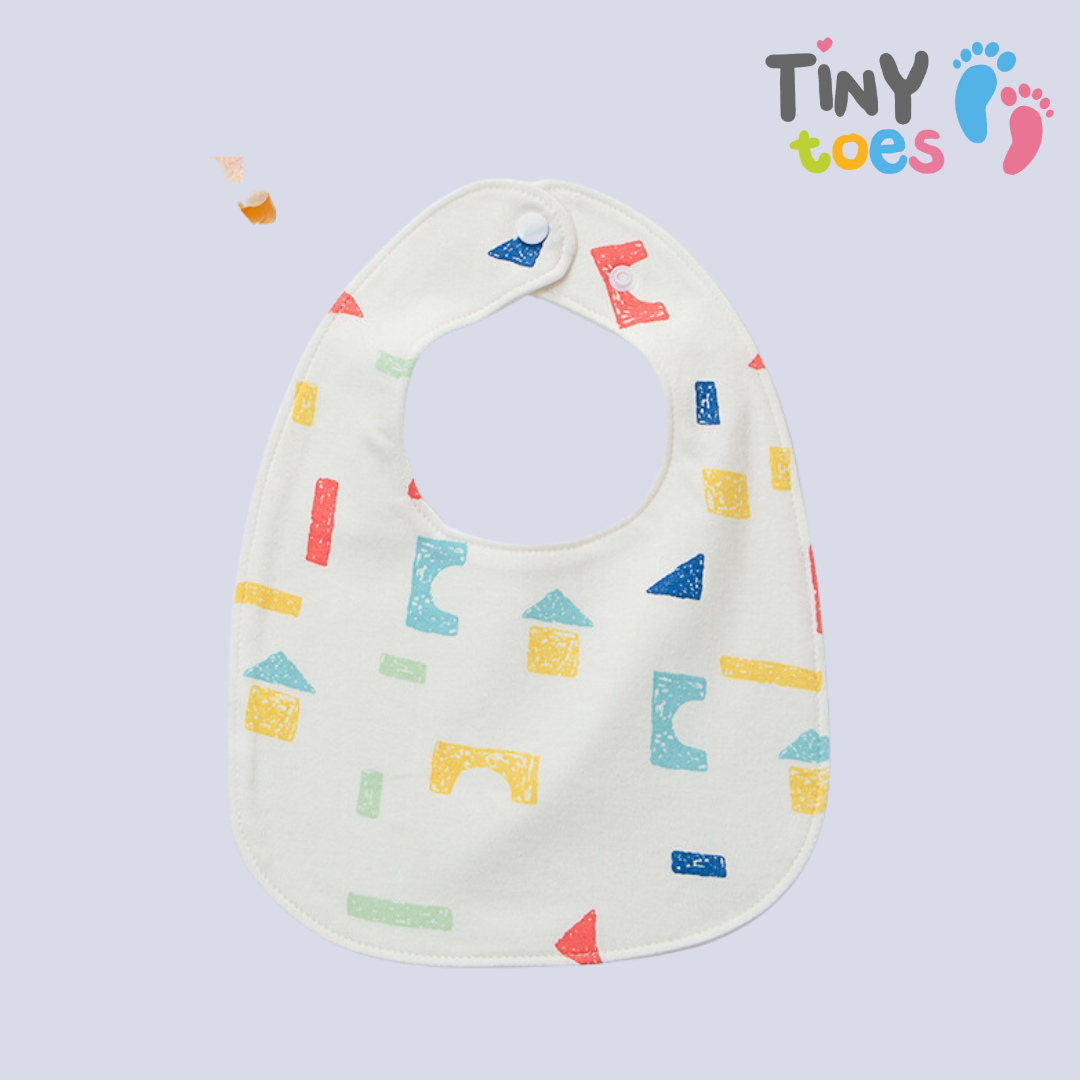 White Baby Bib
