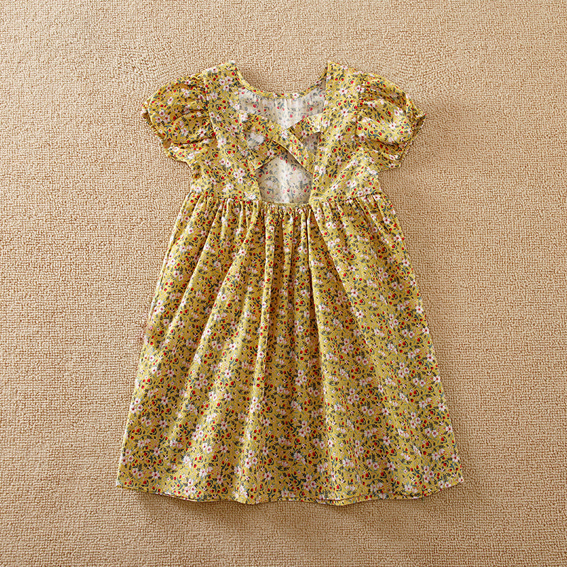 Yellow Summer Dress for Baby Girls 1 - 2 years