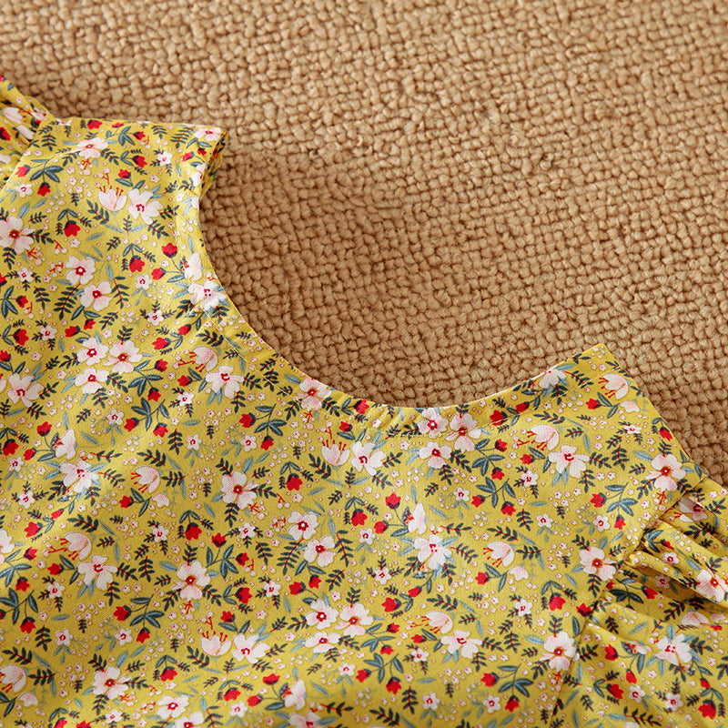 Yellow Summer Dress for Baby Girls 1 - 2 years