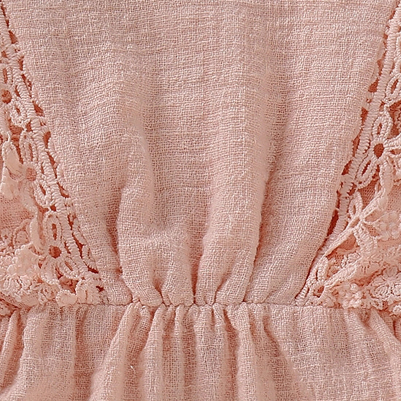 Baby Girl Lace Dress with Bow
