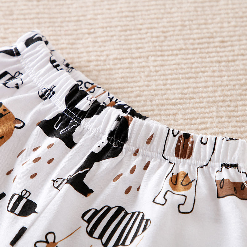 Short sleeve shirt with shorts