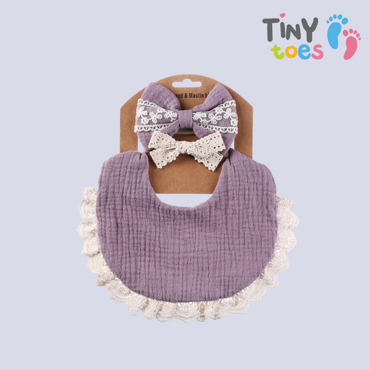 Luxury Baby Bibs with bows