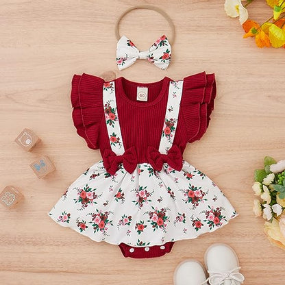 Baby Girl Floral Romper