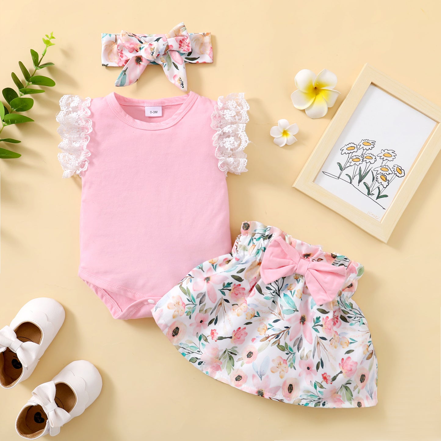 Baby Girl Floral Skirt Dress