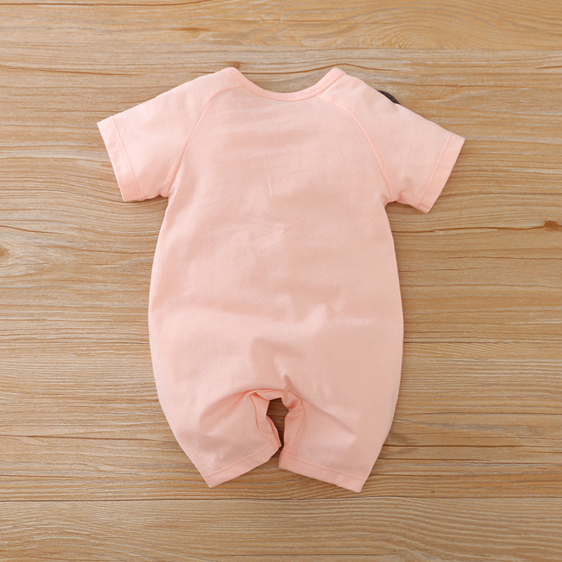 Pink Bear Romper