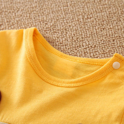 Yellow Bear Romper Unisex