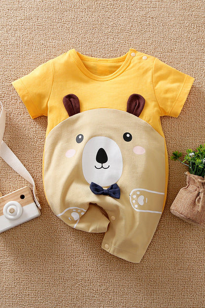 Yellow Bear Romper Unisex