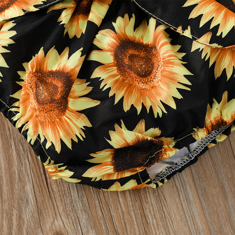 Sunflower Dress Romper
